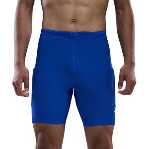 NEDAO Mens Running Shorts USA M  Blue Athletic Activewear Bikers Comfy With Tags